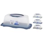 Контейнер для хранения выпечки 40*20*15см