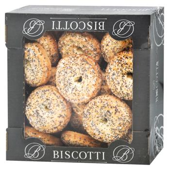 Печиво Biscotti Маргаритка з маком 400г - купити, ціни на Ідеал - фото 1