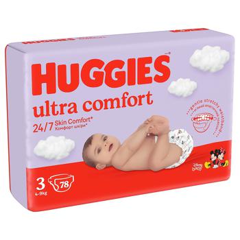 Подгузники Huggies Ultra Comfort 3 5-9кг 78шт - купить, цены на - фото 18