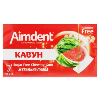 Жевательная резинка Aimdent Арбуз 7шт 14,5г
