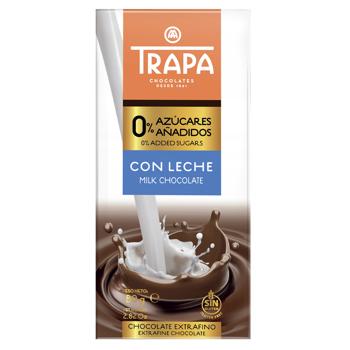 Trapa Sugar-Free Milk Chocolate 80g