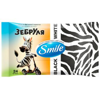 Smile Zebrulya Wet Wipes 24pcs - buy, prices for COSMOS - photo 1