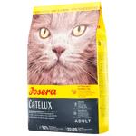 Корм сухой Josera Catelux с уткой и картофелем для вывода шерсти у кошек 400г