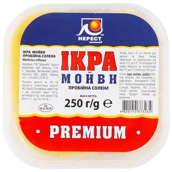 Икра мойвы Нерест Premium пробитая соленая 250г - купить, цены на - фото 2