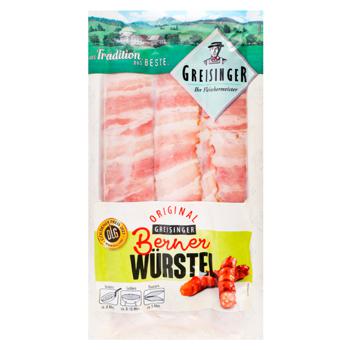 Greisinger Viennese Sausages with Bacon and Cheese 300g - buy, prices for Vostorg - photo 1