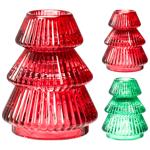 ПІДСВІЧНИК 6Х8СМ СКЛО ЯЛИНКА