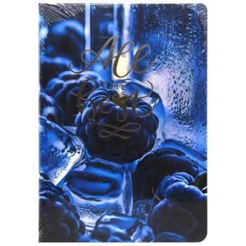 Prestige Blackberries in Ice Checkered Notebook B5 160 sheets