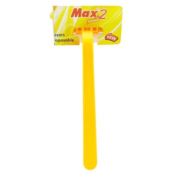 Бритва Max 2 одноразовая мужская 1шт - купить, цены на КОСМОС - фото 1