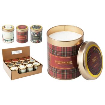 Свічка аром. різдвяна 7x8см 420214340 И343 (КІН) - купити, ціни на Таврія В - фото 1