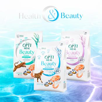 Корм сухой Optimeal Beauty Fitness с морепродуктами для стерилизованных кошек 4кг - купить, цены на MasterZoo - фото 7