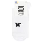 Носки Premier Socks Премиум Кот женские р.23-25 белый