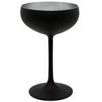 Бокал Stolzle для шампанского 230мл черный/серебряный