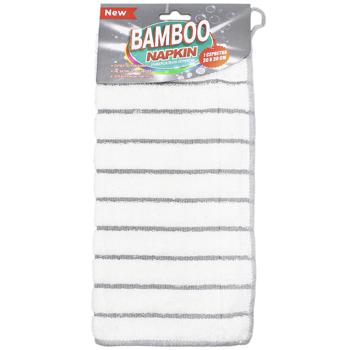 Bamboo Universal Napkin 30x30cm - buy, prices for Auchan - photo 2