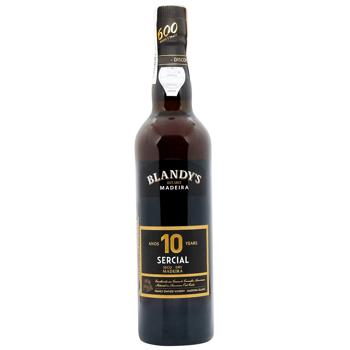 Вино Blandy's Sercial 10years біле кріплене сухе 19% 0,5л