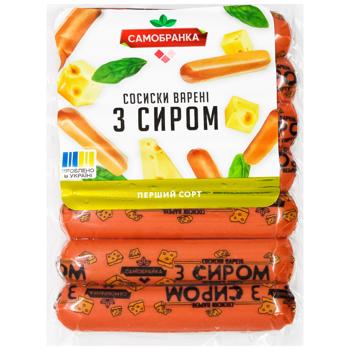 Samobranka Sausages with Cheese First Grade 300g