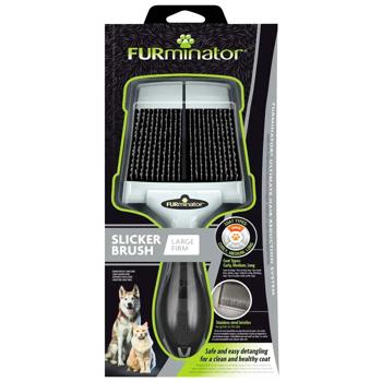 Щітка-пуходерка собак та котів FURminator жорстка 20,5 х 9,5 х 1,5 см L - buy, prices for MasterZoo - photo 2