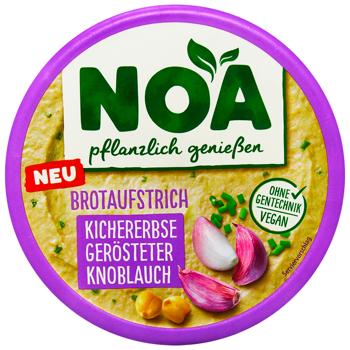 Noa Hummus with Sesame Paste and Roasted Garlic Chickpea Snack 175g - buy, prices for - photo 2