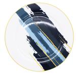 Blue Decor Ceramic Plate 17,cm