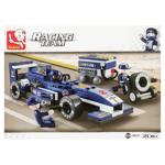 Sluban Racing Team Car, 2 Figurines Construction Set