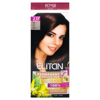 Elitan Intensive Hair Dye №2.17 Black Coffee - buy, prices for - photo 2