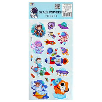 Наклейки Маlevaro №13 объемные 10х22см в ассортименте - купить, цены на КОСМОС - фото 8