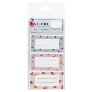 Interdruk Cute Girl Notebook Stickers 9pcs - buy, prices for MegaMarket - photo 1