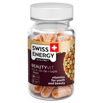 Swiss Energy BEAUTYVIT ACE+Zn+Se+CoQ10+Biotin, 30 capsules - купить, цены на Biotus - фото 1