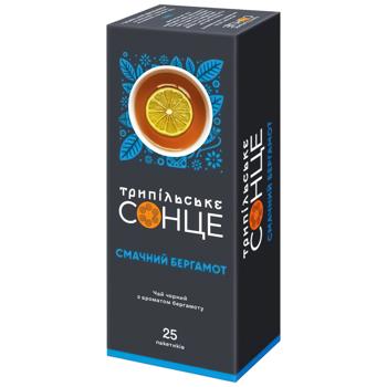 Trypilske Sontse Delicious Bergamot Black Tea 1.5g*25pcs - buy, prices for Auchan - photo 2