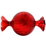 Украшение елочное Bona Di Конфета 6,5х12см красный антик