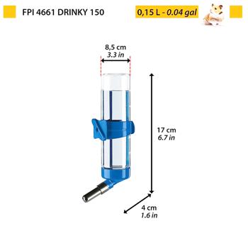 Поїлка для гризунів Ferplast Drinky FPI 4661 150мл - купити, ціни на MasterZoo - фото 2