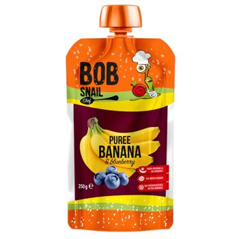 Bob Snail Banana with Blueberries Puree 250g