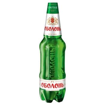 Пиво Оболонь Светлое 4,5% 1,1л