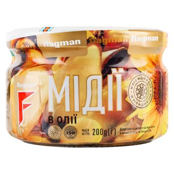Мидии Flagman в масле 200г - купить, цены на МегаМаркет - фото 2