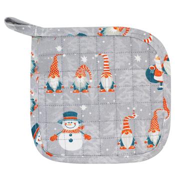 Home Line Gnomy Gray-Orange Potholder 20*20cm - buy, prices for ULTRAMARKET - photo 1