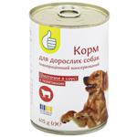 Auchan Wet Food with Veal for Dogs 415g