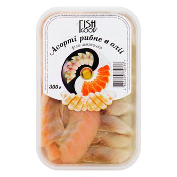 Асорті рибне Fish Food в олії 300г - купити, ціни на Cупермаркет "Харків" - фото 3