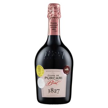 Вино игристое Cuvee de Purcari розовое брют 12,5% 0,75л - купить, цены на Biotus - фото 1