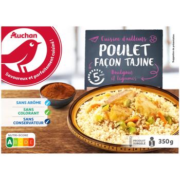 Auchan Frozen Tagine with Chicken and Vegetables 350g