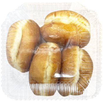 Donut with Apricot Filling 70g 4pcs - buy, prices for Auchan - photo 1