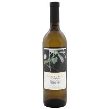 Georgian By Chigogidze Rkatsiteli Dry White Wine 11.5% 0.75l - buy, prices for Tavria V - photo 1