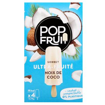 Pop Fruit Coconut Sorbet 4pcs x 70g - buy, prices for WINETIME - photo 2