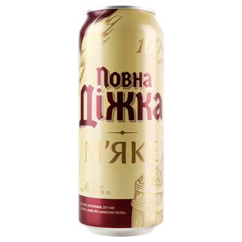 Povna Dizhka Myake Light Beer 4.2% 0.5l - buy, prices for Ideal - photo 1