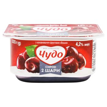 Chudo Cherry Whipped Curd Dessert  4.2% 100g - buy, prices for - photo 3