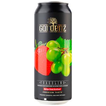 Сидр Gardenz Полуниця та виноград солодкий рожевий 5,4% 0,5л - купити, ціни на Біотус - фото 1