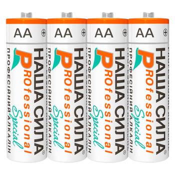 Батарейки Наша Сила Professional AA 4шт - купити, ціни на Чудо Маркет - фото 1