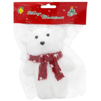 Polar Bear White Christmas Tree Decoration 13cm - buy, prices for COSMOS - photo 1