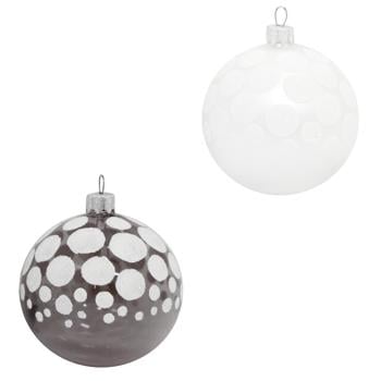 Koopman Dotted Christmas Ball 10cm in Assortment