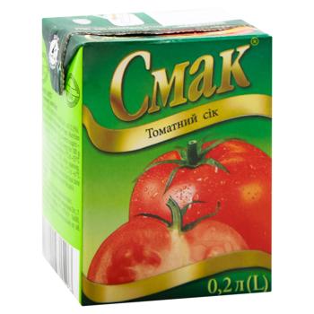 Сік Смак Томатний 200мл - купити, ціни на ЕКО Маркет - фото 3