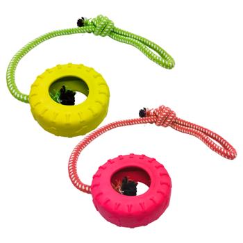 Tire with Rope Toy for Dogs 50cm