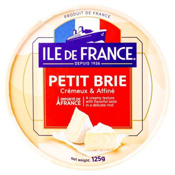 Ile de France Petit Brie Soft Cheese 50% 125g - buy, prices for COSMOS - photo 2